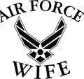 Vinyl Decal - US Air Force Wife