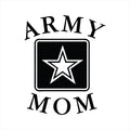 Vinyl Decal - US Army Mom