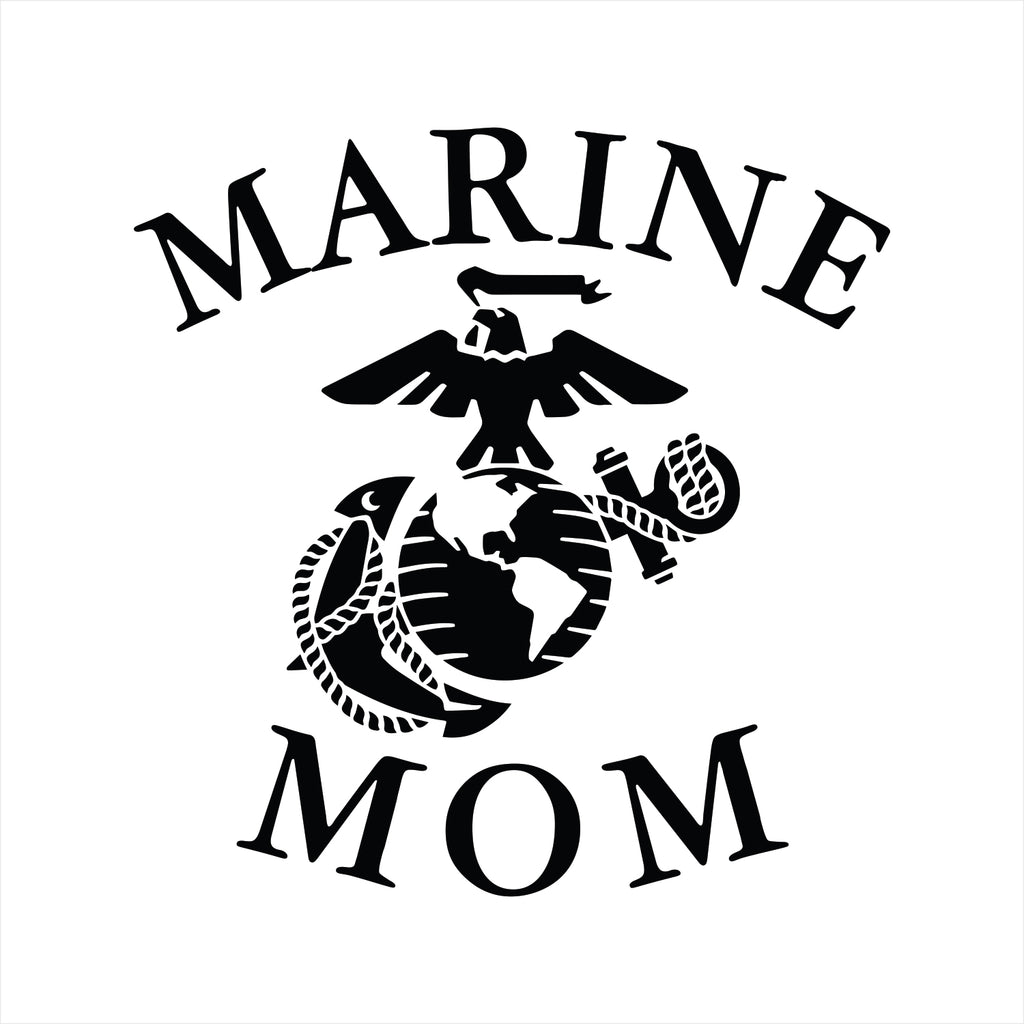 Vinyl Decal - US Marine Mom