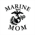 Vinyl Decal - US Marine Mom