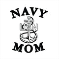 Vinyl Decal - US Navy Mom